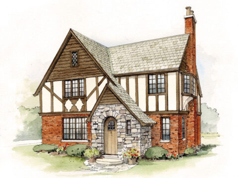 Biệt thự xây kiểu Tudor