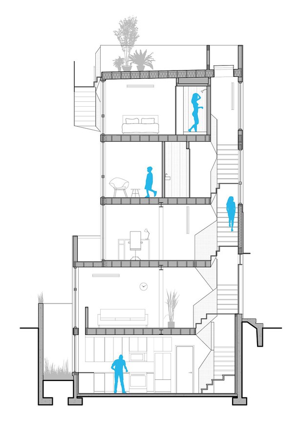 Ngôi nhà chỉ có diện tích 32m2 nhưng sở hữu thiết kế ấn tượng - Ảnh 9.