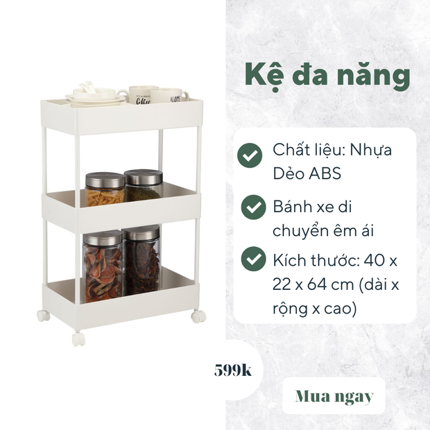 7 món đồ dùng giúp phòng bếp gọn gàng với giá chỉ từ 139 nghìn đồng - Ảnh 6.