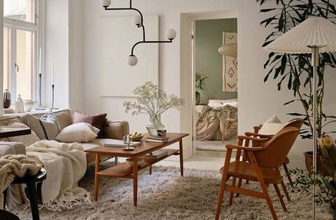 Căn hộ nhỏ 47m² đốn tim chị em nhờ vẻ đẹp tươi mát, đầy hơi thở mùa xuân