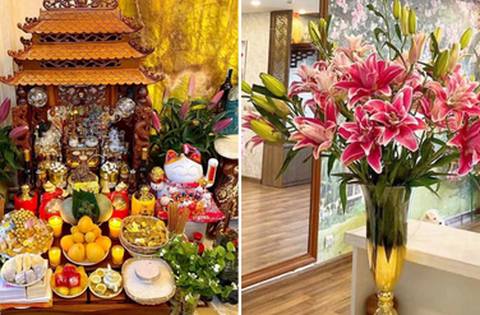 5 loại hoa nên chưng bàn thờ ngày vía Thần Tài