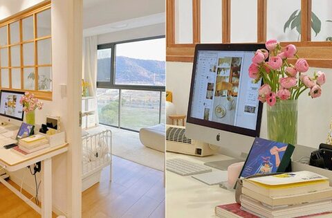 Mẹ 2 con thiết kế căn hộ nhỏ 43m2 thành không gian sống ấm cúng