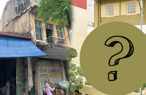 Màn lột xác của ngôi nhà cổ Hà Nội khiến người qua đường phải trầm trồ
