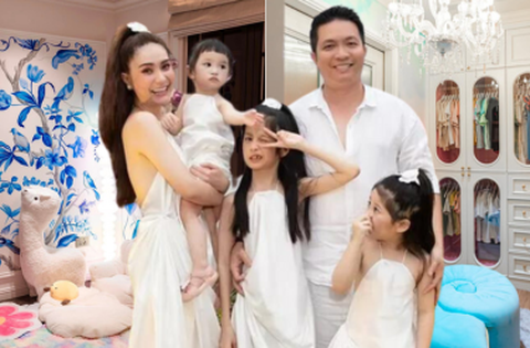 Hoa mắt trước phòng ngủ của 3 tiểu công chúa nhà Đoàn Di Băng: không gian “tràn mùi sang chảnh”, lung linh như truyện tranh