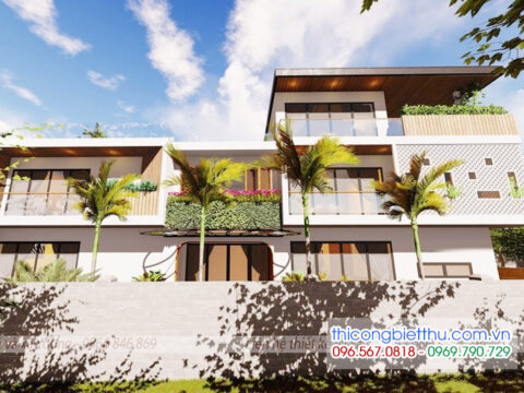 Mẫu thiết kế nhà biệt thự gỗ đẹp – sang trọng – hiện đại