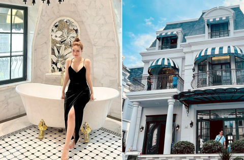 Cận cảnh căn nhà “ở tạm” của Đoàn Di Băng trong lúc chờ xây biệt thự 400 tỷ đồng