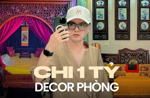 Trai độc thân 8X đời đầu, mê phim cung đấu, mạnh tay chi gần 1 tỷ để hô biến phòng ngủ lộng lẫy như cổ trang Trung