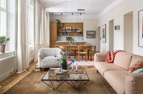 Tư vấn cải tạo và bố trí nội thất căn hộ rộng 80m² cho đôi vợ chồng trẻ