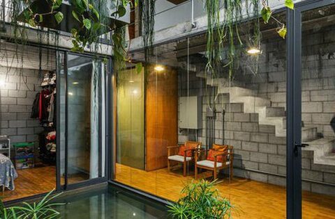 Ngôi nhà ống càng ngắm càng mê nhờ khu vườn xanh mướt