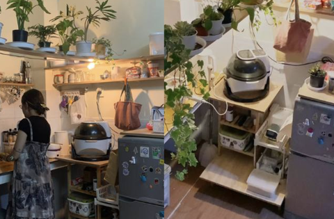 Cô gái học thiết kế kiến trúc, tự trang trí phòng trọ đơn giản mà tiết kiệm diện tích