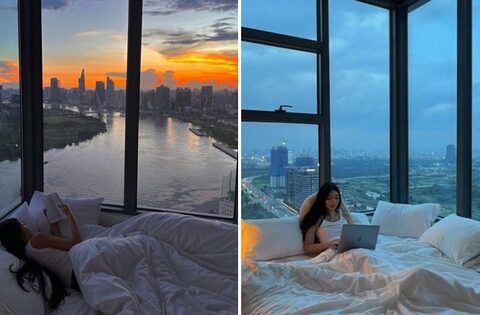 Hơn 94 triệu lượt xem “chiếc” phòng ngủ tường kính view khủng ngắm Bitexco, danh tính chủ nhân gây bất ngờ