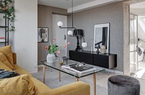 Thiết kế ban công mở giúp căn hộ chỉ 35m2 nhưng luôn ngập nắng