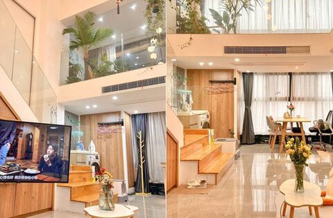 Căn hộ gác xép 39m2 ghi điểm nhờ lối thiết kế đẹp và tiện dụng
