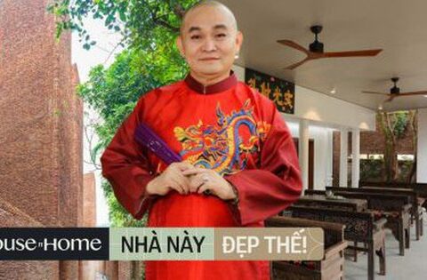 Cận cảnh biệt phủ của “vua hài đất Bắc” Xuân Hinh: Xây toàn bộ bằng gạch đỏ, có sân vườn ao cá rộng thênh thang