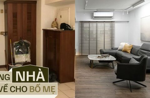 Hai anh em hiếu thảo chi 900 triệu để cải tạo nhà cho bố mẹ: Căn hộ 30 tuổi thay đổi khiến chủ nhân cũng không thể nhận ra